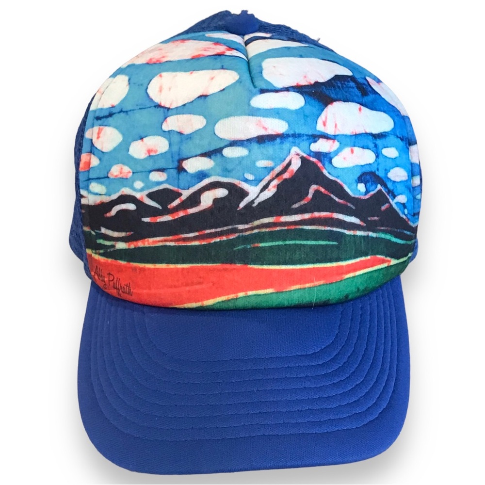 ABBY PAFFRATH Foam Front Trucker Cap Mesh Back Ponytail - Adjustable Snap Back